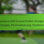 Anpassbare Soft Ground Stollen: Einzigartige Designs, Personalisierung, Passform
