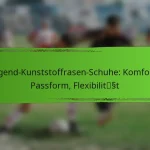 Jugend-Kunststoffrasen-Schuhe: Komfort, Passform, Flexibilität