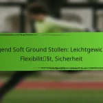Jugend Soft Ground Stollen: Leichtgewicht, Flexibilität, Sicherheit