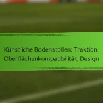 Künstliche Bodenstollen: Traktion, Oberflächenkompatibilität, Design