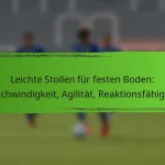 Leichte Stollen für festen Boden: Geschwindigkeit, Agilität, Reaktionsfähigkeit