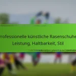 Professionelle künstliche Rasenschuhe: Leistung, Haltbarkeit, Stil