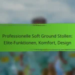 Professionelle Soft Ground Stollen: Elite-Funktionen, Komfort, Design