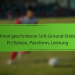 Schmal geschnittene Soft-Ground-Stollen: Präzision, Passform, Leistung