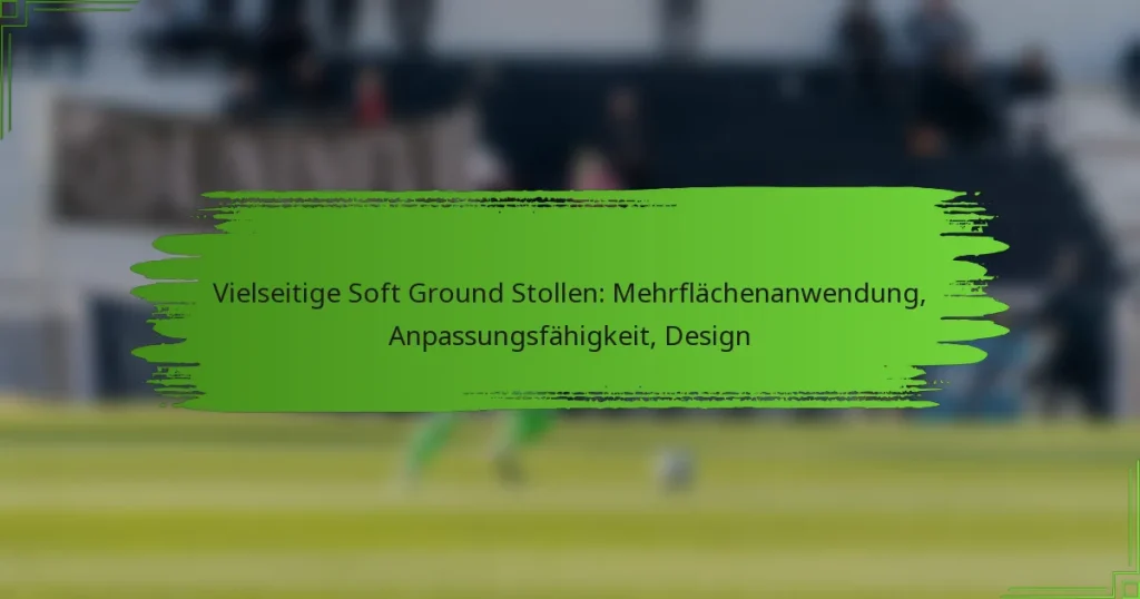 Vielseitige Soft Ground Stollen: Mehrflächenanwendung, Anpassungsfähigkeit, Design